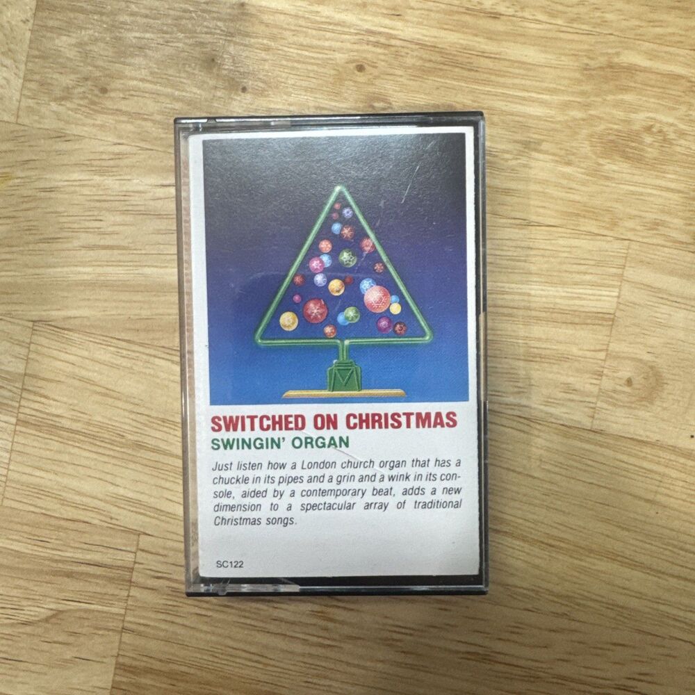 1985 VINTAGE SWITCHED ON CHRISTMAS CASSETTE SNOWFLAKE RECORDS SC122 STEREO